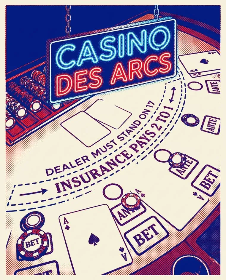 Jouer au blackjack en ligne | Casino des Arcs